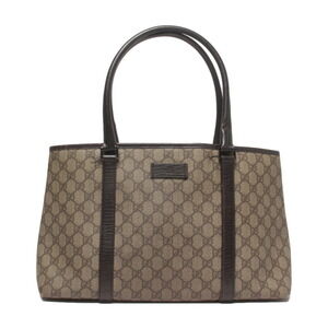 Gucci GG Plus Leather Tote Bag beige brown.